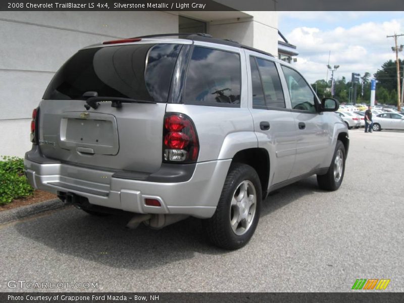 Silverstone Metallic / Light Gray 2008 Chevrolet TrailBlazer LS 4x4
