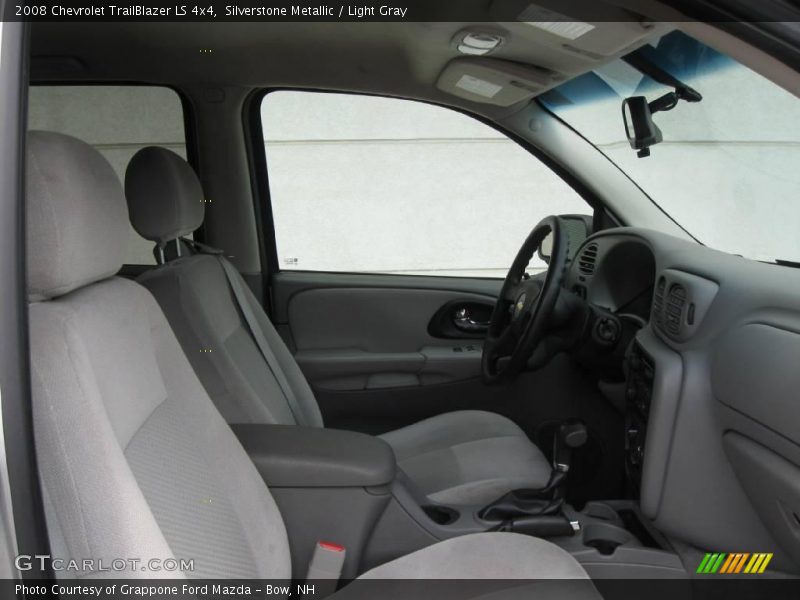 Silverstone Metallic / Light Gray 2008 Chevrolet TrailBlazer LS 4x4