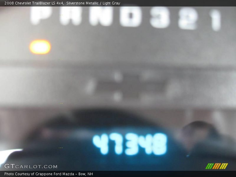 Silverstone Metallic / Light Gray 2008 Chevrolet TrailBlazer LS 4x4