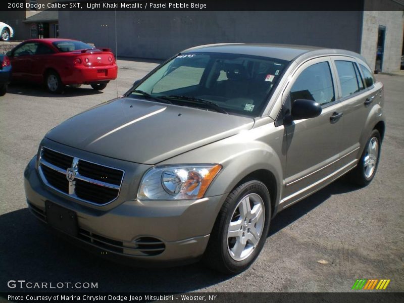Light Khaki Metallic / Pastel Pebble Beige 2008 Dodge Caliber SXT