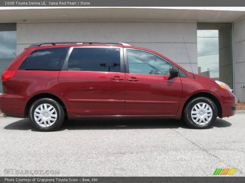 Salsa Red Pearl / Stone 2008 Toyota Sienna LE