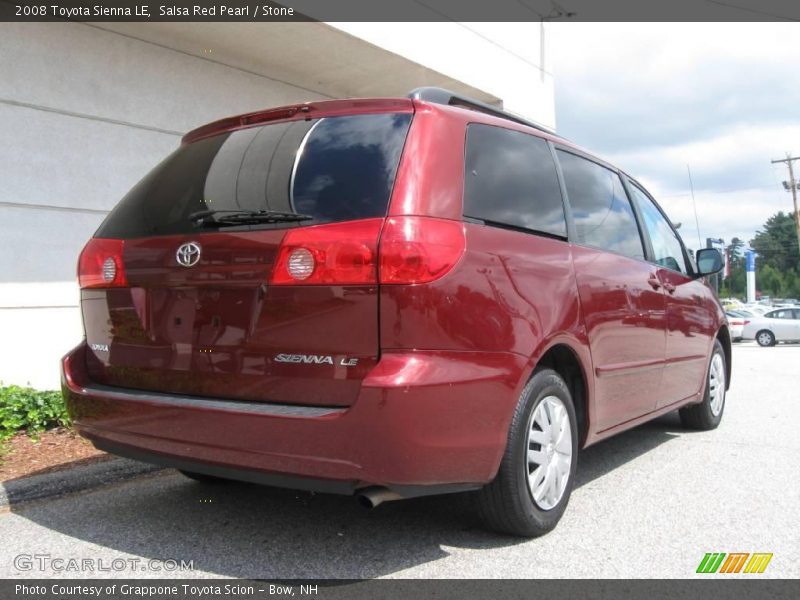 Salsa Red Pearl / Stone 2008 Toyota Sienna LE
