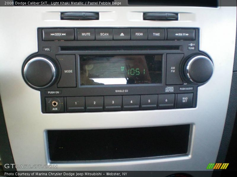 Light Khaki Metallic / Pastel Pebble Beige 2008 Dodge Caliber SXT