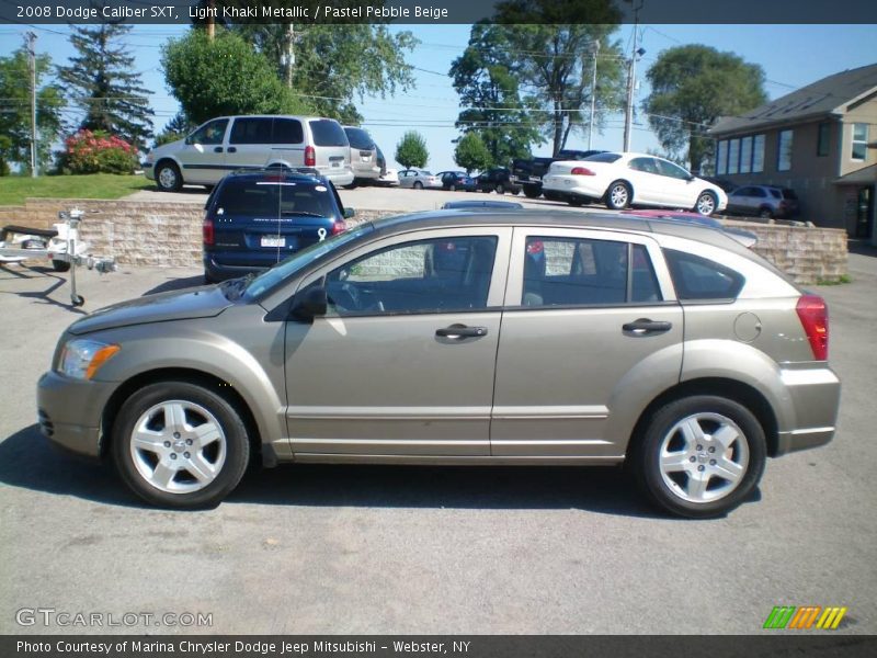Light Khaki Metallic / Pastel Pebble Beige 2008 Dodge Caliber SXT