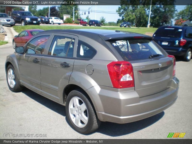 Light Khaki Metallic / Pastel Pebble Beige 2008 Dodge Caliber SXT