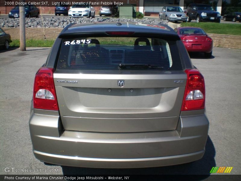Light Khaki Metallic / Pastel Pebble Beige 2008 Dodge Caliber SXT
