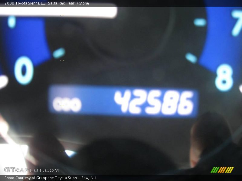 Salsa Red Pearl / Stone 2008 Toyota Sienna LE