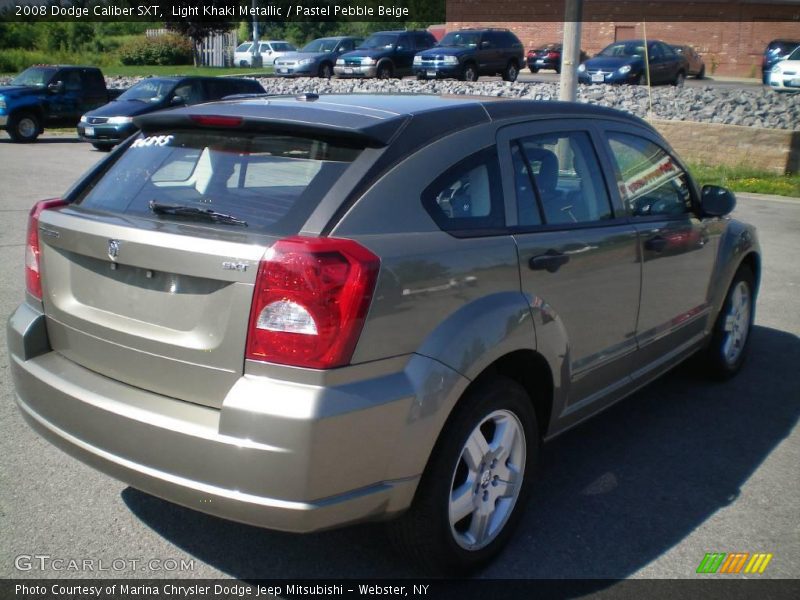 Light Khaki Metallic / Pastel Pebble Beige 2008 Dodge Caliber SXT