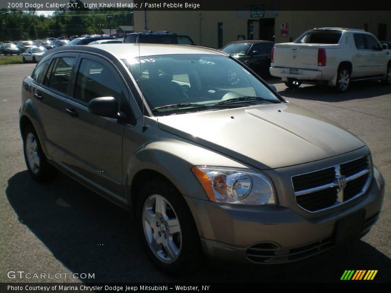 Light Khaki Metallic / Pastel Pebble Beige 2008 Dodge Caliber SXT
