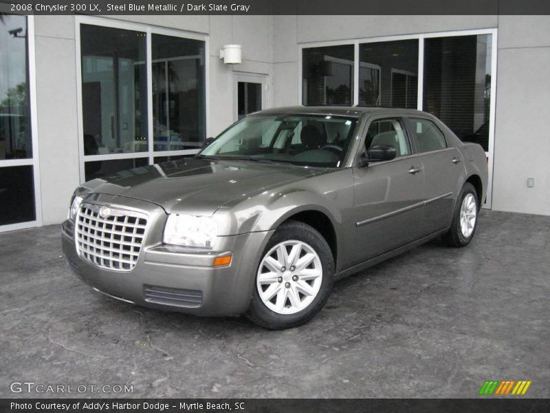 Steel Blue Metallic / Dark Slate Gray 2008 Chrysler 300 LX