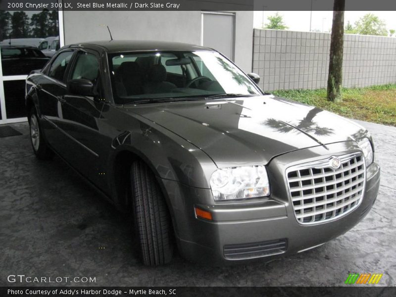 Steel Blue Metallic / Dark Slate Gray 2008 Chrysler 300 LX