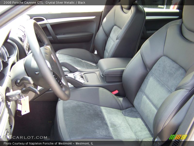 Crystal Silver Metallic / Black 2008 Porsche Cayenne GTS
