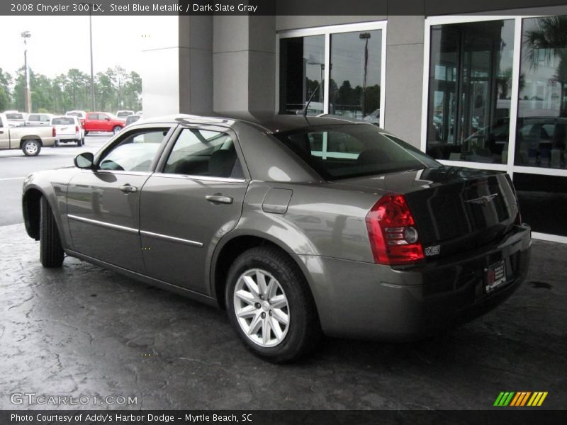 Steel Blue Metallic / Dark Slate Gray 2008 Chrysler 300 LX