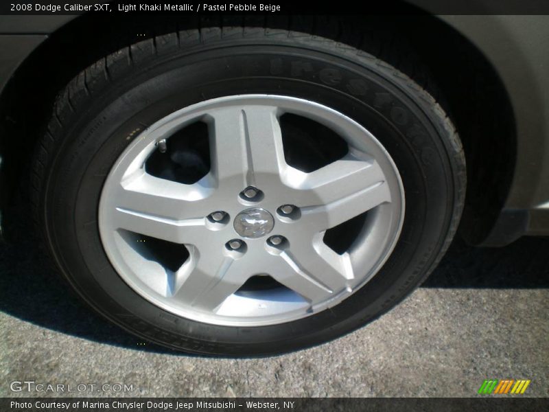 Light Khaki Metallic / Pastel Pebble Beige 2008 Dodge Caliber SXT