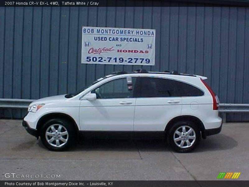 Taffeta White / Gray 2007 Honda CR-V EX-L 4WD