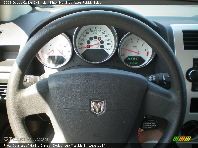 Light Khaki Metallic / Pastel Pebble Beige 2008 Dodge Caliber SXT