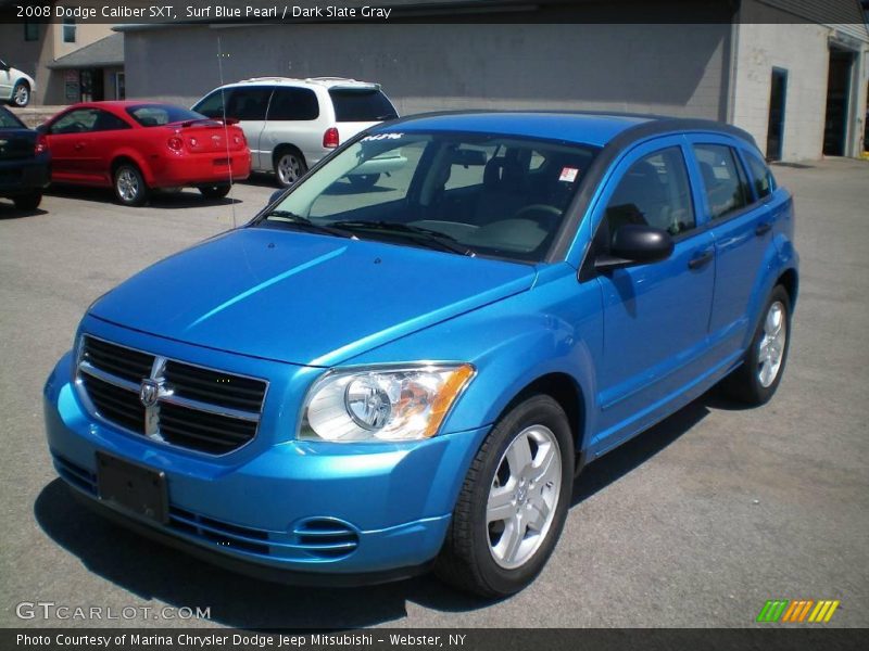 Surf Blue Pearl / Dark Slate Gray 2008 Dodge Caliber SXT