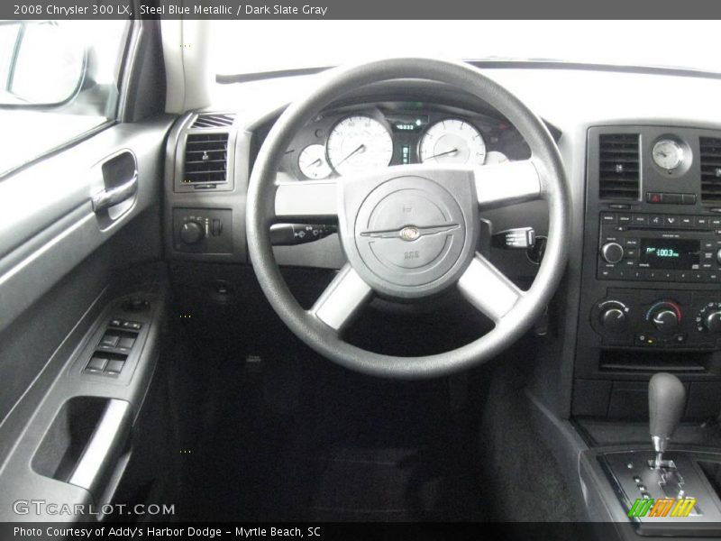 Steel Blue Metallic / Dark Slate Gray 2008 Chrysler 300 LX