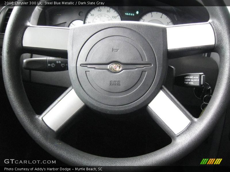 Steel Blue Metallic / Dark Slate Gray 2008 Chrysler 300 LX