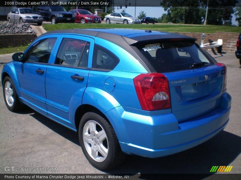 Surf Blue Pearl / Dark Slate Gray 2008 Dodge Caliber SXT