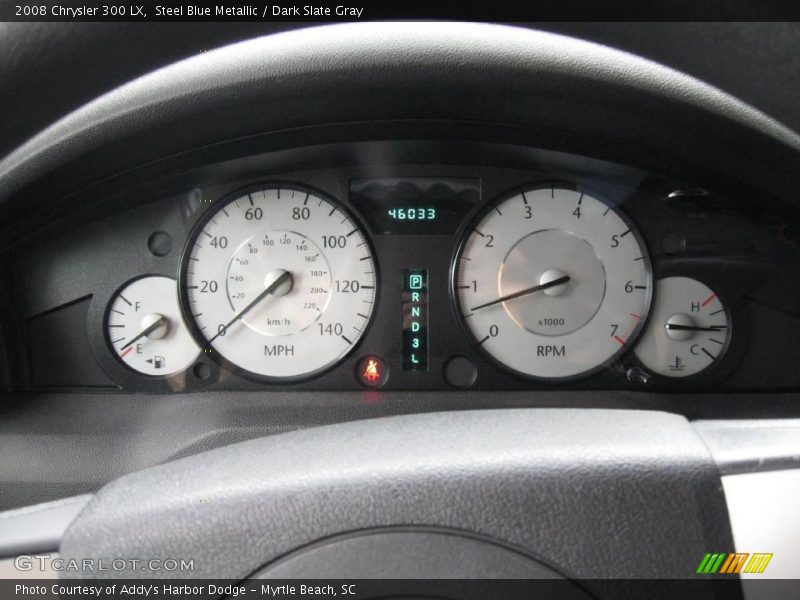 Steel Blue Metallic / Dark Slate Gray 2008 Chrysler 300 LX