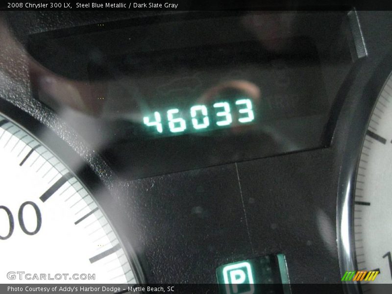 Steel Blue Metallic / Dark Slate Gray 2008 Chrysler 300 LX