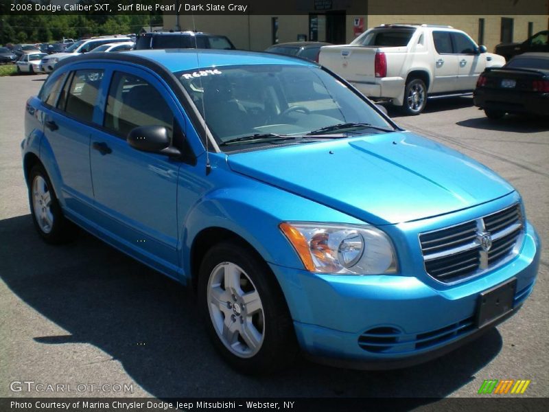 Surf Blue Pearl / Dark Slate Gray 2008 Dodge Caliber SXT