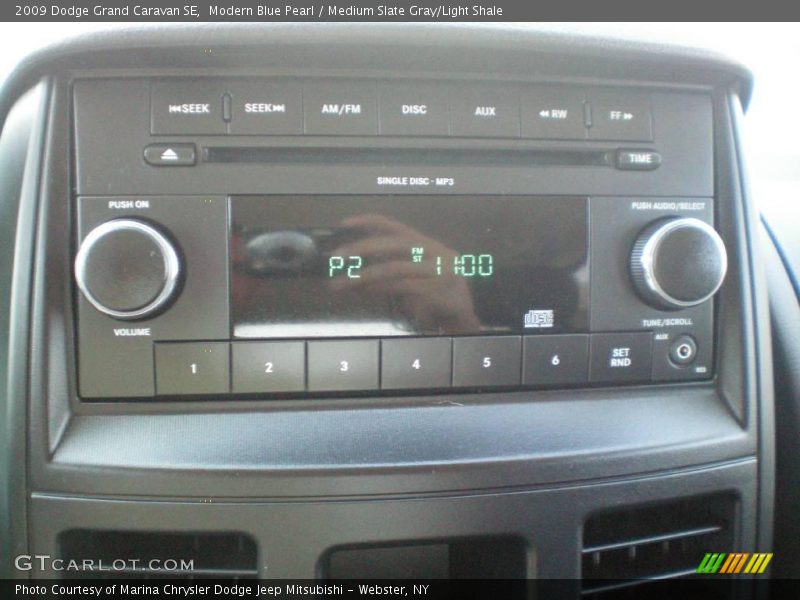 Modern Blue Pearl / Medium Slate Gray/Light Shale 2009 Dodge Grand Caravan SE