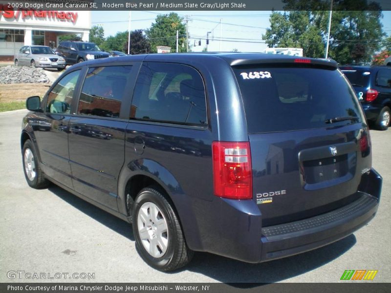 Modern Blue Pearl / Medium Slate Gray/Light Shale 2009 Dodge Grand Caravan SE