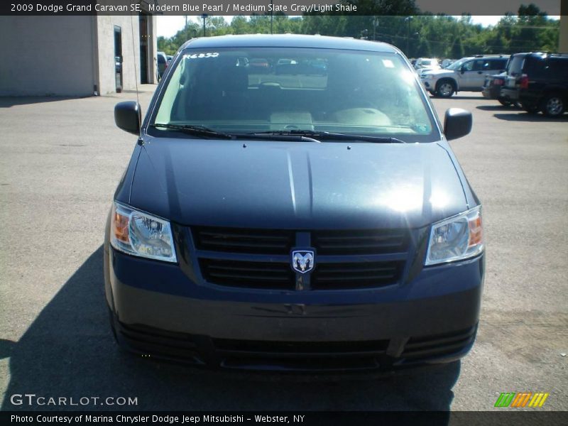 Modern Blue Pearl / Medium Slate Gray/Light Shale 2009 Dodge Grand Caravan SE