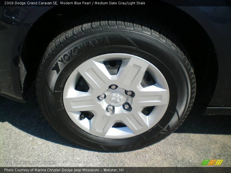 Modern Blue Pearl / Medium Slate Gray/Light Shale 2009 Dodge Grand Caravan SE