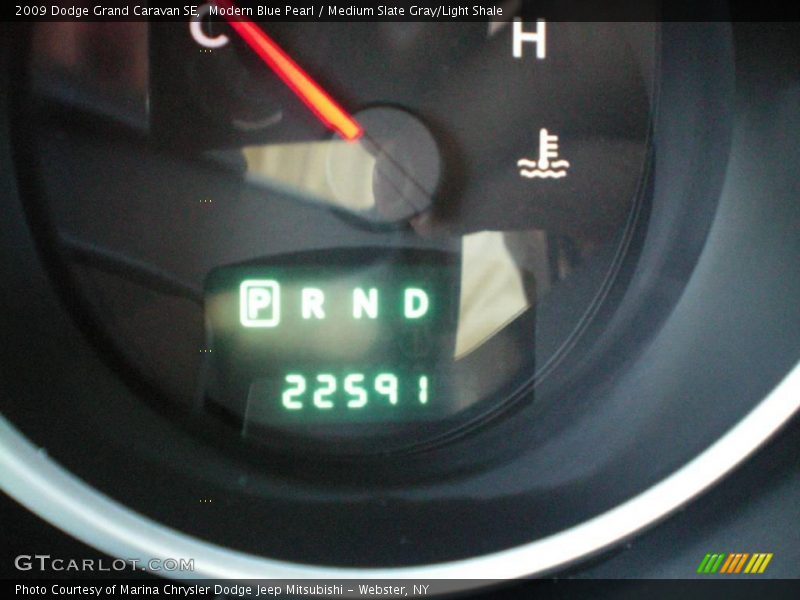 Modern Blue Pearl / Medium Slate Gray/Light Shale 2009 Dodge Grand Caravan SE