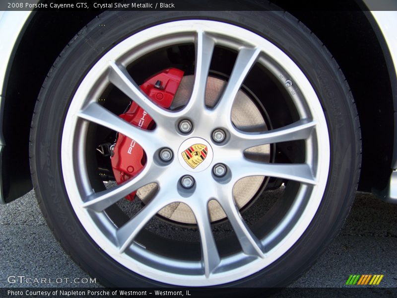 Crystal Silver Metallic / Black 2008 Porsche Cayenne GTS