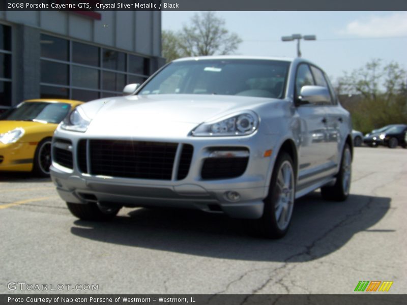 Crystal Silver Metallic / Black 2008 Porsche Cayenne GTS