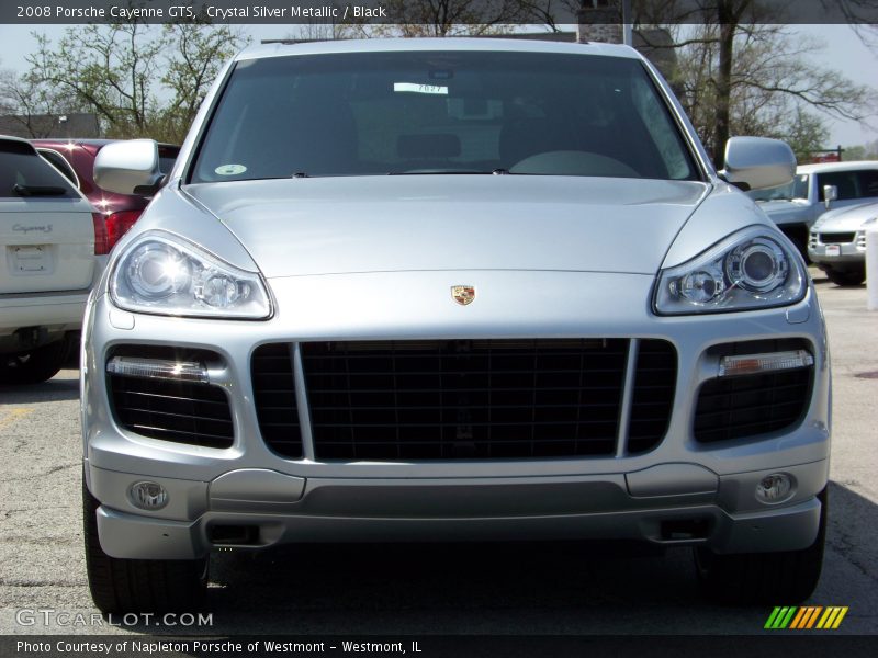Crystal Silver Metallic / Black 2008 Porsche Cayenne GTS