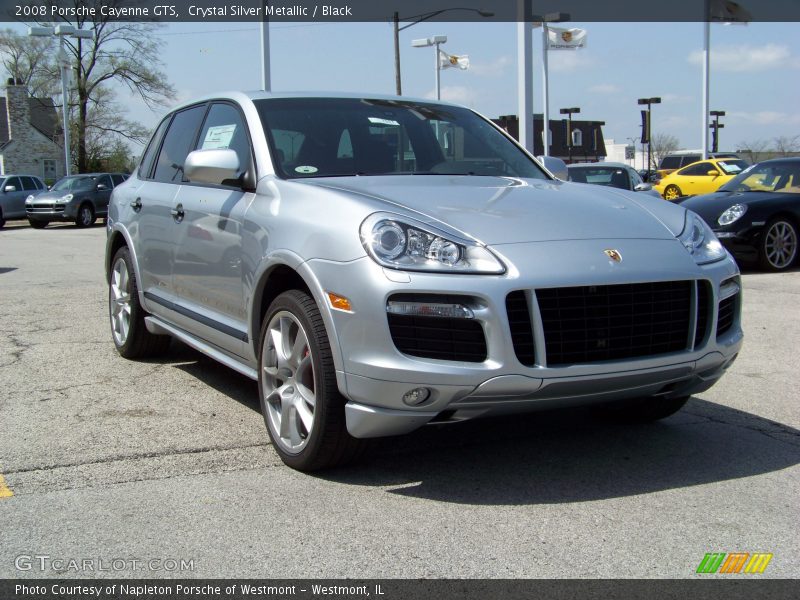 Crystal Silver Metallic / Black 2008 Porsche Cayenne GTS