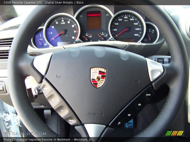 Crystal Silver Metallic / Black 2008 Porsche Cayenne GTS