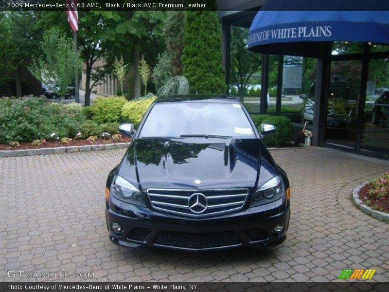 Black / Black AMG Premium Leather 2009 Mercedes-Benz C 63 AMG