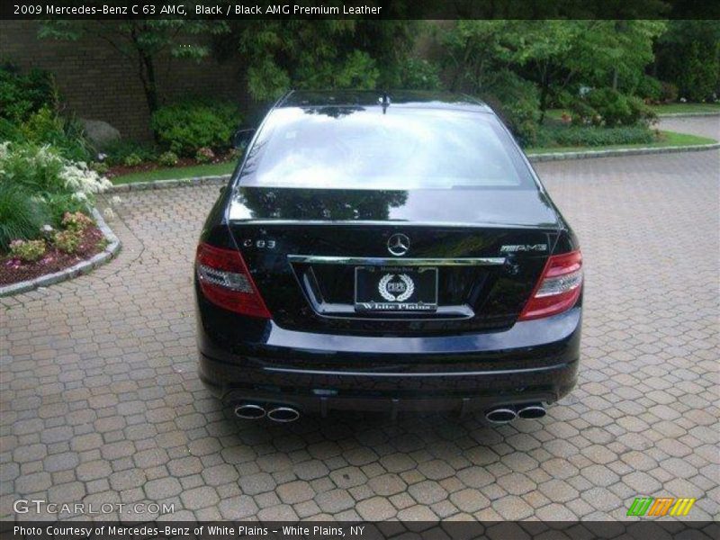 Black / Black AMG Premium Leather 2009 Mercedes-Benz C 63 AMG