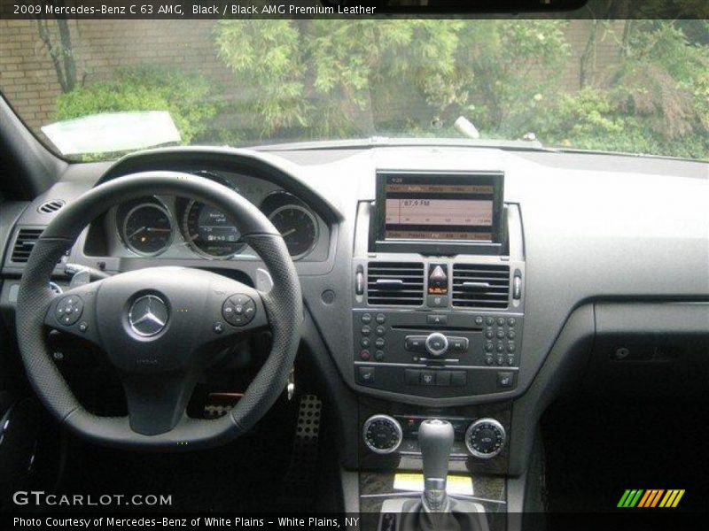 Black / Black AMG Premium Leather 2009 Mercedes-Benz C 63 AMG