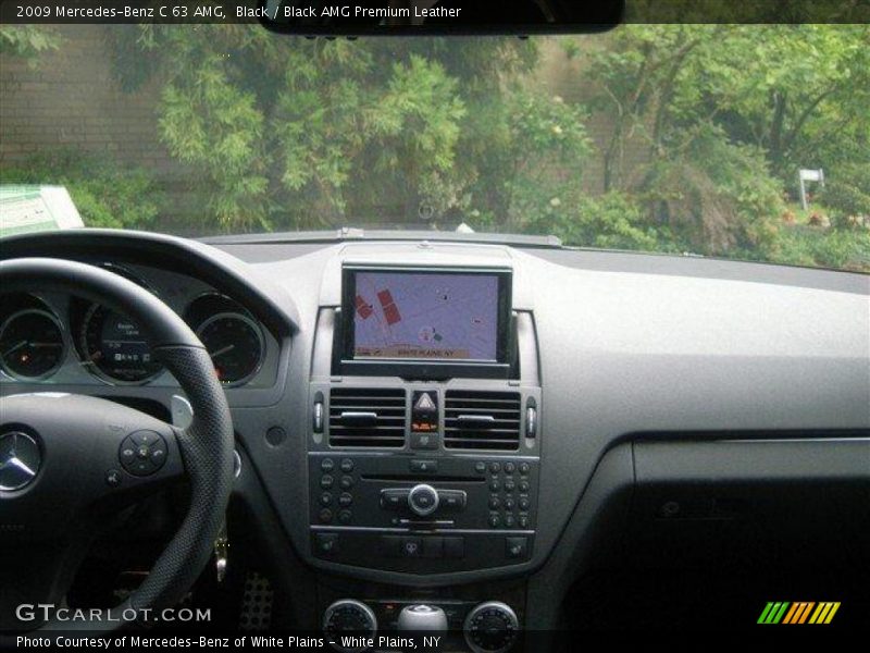Black / Black AMG Premium Leather 2009 Mercedes-Benz C 63 AMG