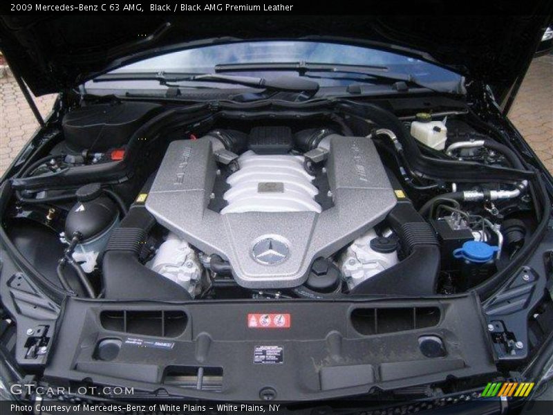 Black / Black AMG Premium Leather 2009 Mercedes-Benz C 63 AMG