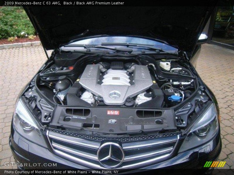 Black / Black AMG Premium Leather 2009 Mercedes-Benz C 63 AMG