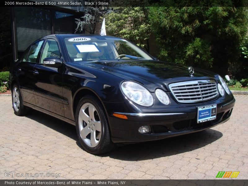 Black / Stone 2006 Mercedes-Benz E 500 4Matic Sedan