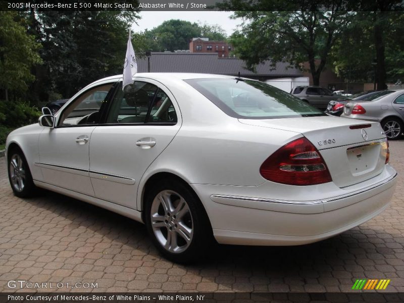 Alabaster White / Stone 2005 Mercedes-Benz E 500 4Matic Sedan