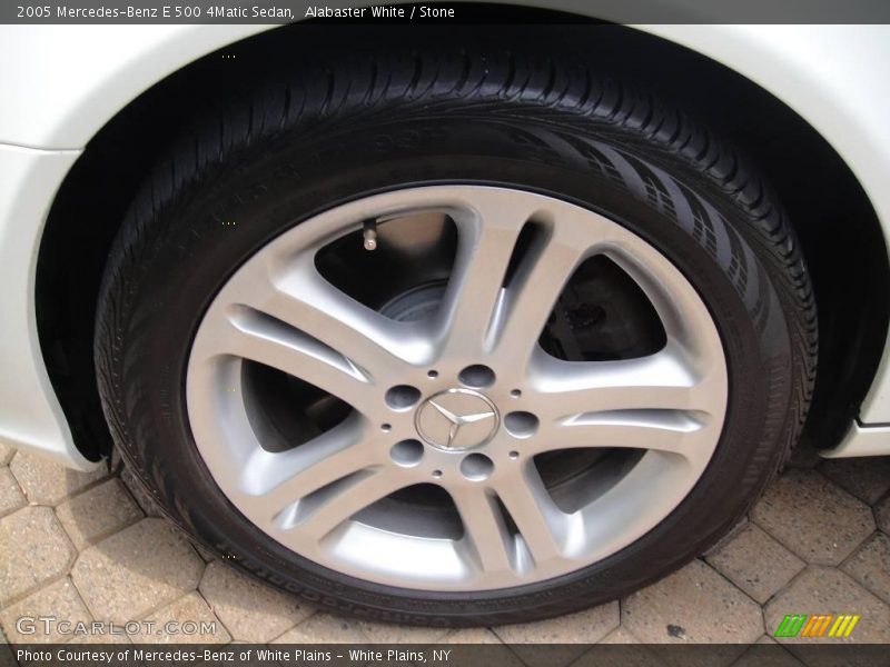 Alabaster White / Stone 2005 Mercedes-Benz E 500 4Matic Sedan