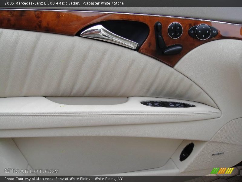 Alabaster White / Stone 2005 Mercedes-Benz E 500 4Matic Sedan
