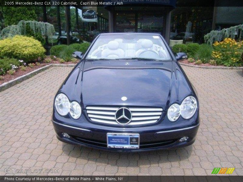 Capri Blue Metallic / Ash 2005 Mercedes-Benz CLK 320 Cabriolet