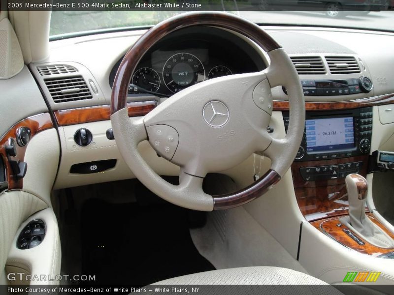 Alabaster White / Stone 2005 Mercedes-Benz E 500 4Matic Sedan