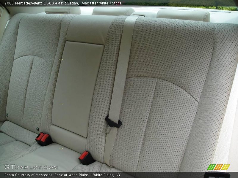 Alabaster White / Stone 2005 Mercedes-Benz E 500 4Matic Sedan